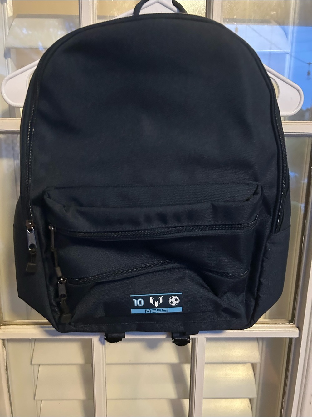 Navy Messi Logo Backpack — Everyday Carry
